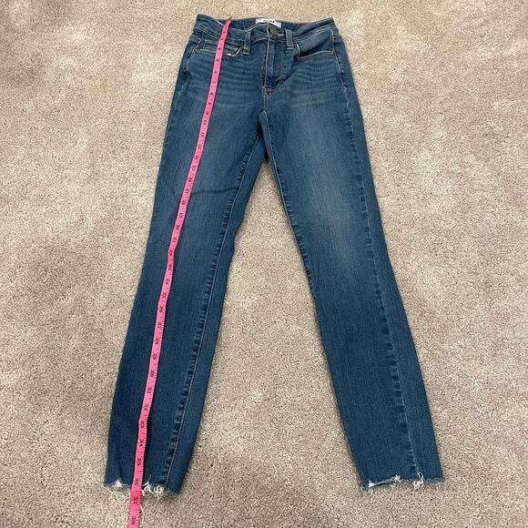 Paige Women's Hoxton Ankle Skinny Jean Light Wash Distressed Hem Size 24 - Picture 6 of 11